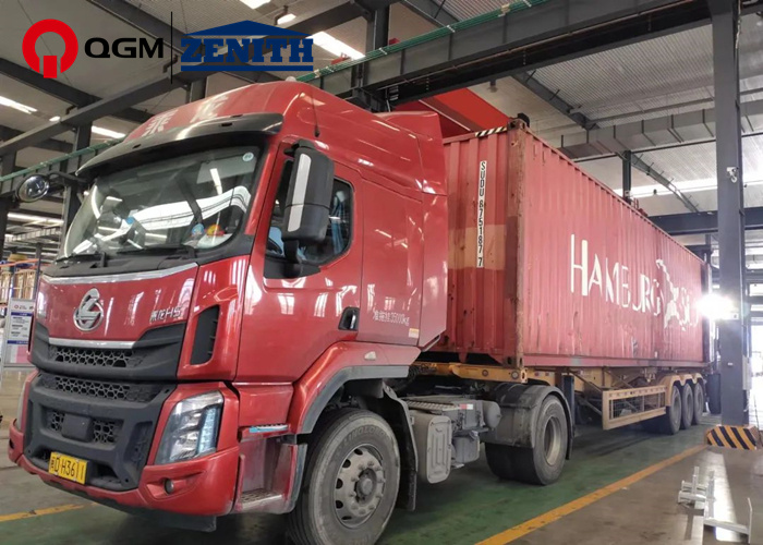 項目發(fā)貨| 3年2度合作，泉工股份QT10全自動生態(tài)砌塊成型加高機生產線發(fā)貨孟加拉，助力河道治理項目建設