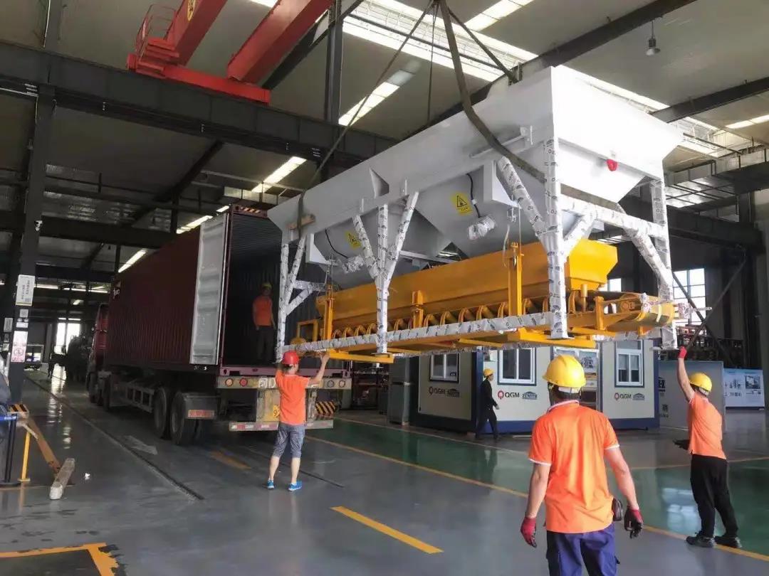 項目發(fā)貨|泉工QT6全自動砌塊成型機生產(chǎn)線發(fā)貨南蘇丹，助力市政建設(shè)！